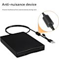 Miniatyrbilde 2 av 5: USB Diskettleser Diskettstasjon Dobbel Grensesnitt Ekstern USB C Diskettstasjon for PC Lapt