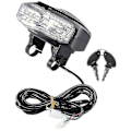 Miniatyrbillede 2 af 4: 60v Angel Eyes LCD Lyshastighedsdisplay Batteri Horn Forlygtekontakt Nøgle til Citycoco El-Scooter