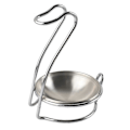 Miniatyrbillede 1 af 5: Elegant Svan Rustfrit Stål Skeholder Til Sædeholder Stativ Opbevaringsstativ Kok