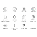Miniatyrbillede 2 af 4: ESP32-S3 1.69 tommer LCD Display Udviklingskort 240x280 med QST Attitude Gyro Sensor QMI8658C egnet til
