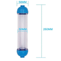 Miniatyrbilde 2 av 5: Erstatningsvannfilter Refillable T33 Hus DIY Fyll Vannfilter med Ion Exchange Resin p