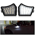 Miniatyrbilde 3 av 5: 2 stk LED Under Side Mirror Lights Velkommen Puddles for C30 C70 S40 S60 S80 V40 V50 V70 XC70 XC90 3121