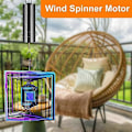 Miniatyrbild 5 av 5: 4 st Vindsnurrmotor Hängande Display Motor Batteridriven Roterande Motor Flerfunktions för Vin