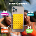 Miniatyrbilde 3 av 4: Telefonfeste, Silikonbasert selvklebende telefontilbehør for iPhone og Android, Håndfri fidget-leke, speil, dusjtelefonholder, Tiktok-videoer og selfies