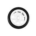 Miniatyrbild 4 av 5: 4 st 58mm Däck Hjul 12mm Hex med Svampinsats för 1/10 1/12 RC Driftbil 3Racing Sakura M4 M5 MST TCR Tamiya M04 M05