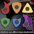 Miniatyrbild 3 av 5: 30-pack Gitarrplock Grepp, Halksäkra, Självhäftande, för Gitarr, Bas, Ukulele, Mandolin