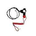 Miniatyrbillede 3 af 5: Motorcykel Enkelt Support Flameout Switch Horizon Til ATV Strandcykel Udenbords Nødstop Flameo