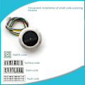 Miniatyrbilde 5 av 5: GM861 Metall LED Kontroll Ring Indikatorlys UART Grensesnitt 1D/2D Strekkode QR Kode Strekkodeleser M