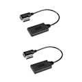 Miniatyrbilde 1 av 5: 2 stk. Trådløs Bluetooth-modul for bil, musikkadapter, ekstra mottaker, Aux-lydkabel for W212 S212 C207