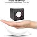 Miniatyrbilde 5 av 5: Datamaskinhøyttalere Mini Cube USB-høyttaler Stereo 3,5 mm Jack Kablet Multimediahøyttaler Datamaskinhøyttaler For PC-skjerm Stasjonær PC Bærbar PC Datamaskin Gaming