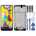 Miniatyrbilde 1 av 5: Tft LCD-skjerm for Samsung Galaxy M31 / Galaxy M31 Prime Digitizer Komplett Montering Med Ramme (svart)