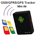 Miniatyrbild 5 av 5: 2 ST med SOS-knapp Smart Mini A8 Gsm/Gprs/Lbs Locator Adapter Husdjur Realtid