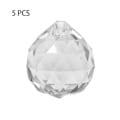Miniatyrbillede 1 af 3: 5 stk. Suncatcher Gave Prism Fasetteret Lysekrone Krystal Kugle DIY Feng Shui Vedhæng