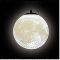 Miniatyrbilde 1 av 5: 3D Måne Lysekrone - Måne Taklampe Måne Taklys Planet Pendellampe Måne Restaurant Bar Hjem Barnerom LED Lysekrone (Pære