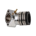 Miniatyrbillede 2 af 5: Motor Karburator Aluminium Legering Vinklet Adapter Indløb Indsugningsmanifold til GY6 150Cc Scooter Go