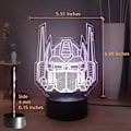 Miniatyrbillede 5 af 5: Transformers 3D Natlampe, Optimus Prime 7 Farver LED Bordlampe, Fjernbetjening Børneværelse Natlampe, Børne Drenge Fødselsdag Julegave