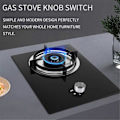 Miniatyrbilde 4 av 5: 5 stk. metall gasskomfyr knotter komfyr kontroll rekkevidde ovn knotter brenner knotter gassplatetopp bryter erstatning Ac