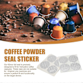 Miniatyrbilde 5 av 5: Aluminiumsfolie Lokk Forseglinger - Gjenbruk Kapsler Kaffeputer 120 stk, for Vertuoline Vertuo Gjenbruk Kaffe Po