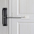 Miniatyrbillede 2 af 5: Dørlukker Hvid Hus Sort Bælte Hjul Justerbar Automatisk Dørlukning Lys Zink Legering Fjeder Dørlukker