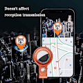 Pikkukuva 3 / 5: 4 KPL - (Keltainen) Eusty AirTag -avainketju Apple AirTag -pidikkeelle, 7 kpl Suojaava nahkakotelo Tracker, Yhteensopiva uuden AirTag-koiranpannan kanssa