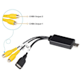 Pikkukuva 2 / 5: Android-järjestelmän USB-liitännästä RCA-videolähtöadapteriin Autoradion multimediasoittimen video AV-lähtö