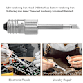 Pikkukuva 5 / 5: 3 kpl MS-soldering-kärkiä USB-LD-kolvipäähän, LD-kärjet E10-liitäntäasemiin