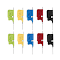 Miniatyrbillede 1 af 5: 10 stk. Sdk08 Test Clip Smd Ic Testkrogclips til elektrisk testning Ultra lille clip testchip