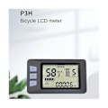 Pikkukuva 5 / 5: P3H LCD-näyttömittari 24V 36V 48V 60V sähköpyörän mittarinäyttöpaneeli sähköskootterille (6PIN)