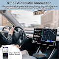 Miniatyrbillede 5 af 5: Trådløs Android Auto Adapter til Fabriksmonteret Kablet Android Auto Biler WiFi Plug & Play Trådløs Android