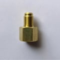 Miniatyrbillede 4 af 5: Holdbar Adapter 1/4 SAE AG X G 1/4 IG Til Kvælstof Trykreducer På Aircondition Slange Messing Korrosionsbestandig