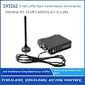 Miniatyrbild 2 av 5: Waveshare SX1262-LoRa-DTU-HF 850-930MHz DIN-skena LoRa Dataöverföringsterminal DTU RS232/RS485/R