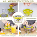 Miniatyrbillede 2 af 4: Manuel Juicer Frugtpresser Lime Juicer Med 400 Ml Beholder