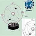Miniatyrbillede 5 af 5: AOOPOO Globe Orbit Spinner - Kinetisk Orbital Roterende Fysik Videnskab Legetøj Gadget Ideel Til Alle Kontorer Hjem Soveværelse Dekoration Skrivebord Globus