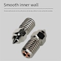 Miniatyrbilde 1 av 5: 4 STK for Ender 7/5/3V3 SE Dyse Krom Zirkonium Kobber Dyse Høy-Flow Høy-Temperatur CHT Dyse