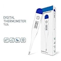 Miniatyrbilde 4 av 4: Digitalt termometer for feber, rask avlesning vanntett oralt termometer med feberindikator. Best for babyer, barn og voksne
