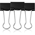 Miniatyrbillede 4 af 5: Binderclips, Små binderclips, 50 stk., 1,9 cm, Sort, Små clips, Papirbinderclips, lille størrelse, små papirclips