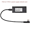 Pikkukuva 2 / 5: POE-virtalähdeverkkokortti POE - USB-C -verkkokortti POE-verkkokortti 5V 9V adaptiivinen USB-C Netwo