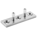 Miniatyrbillede 1 af 5: 304 Rustfrit Stål Skydelåge Gulv Rulle Guide Hardware Beslag