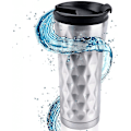 Miniatyrbillede 1 af 4: JUSCH Kaffekop 450ml/0.45L Termokande Rustfrit stål Forsegling Mat Sort/Hvid(WZ1568),QINWEI-439
