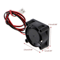 Miniatyrbillede 5 af 5: 2510 25x25x10mm DC 24V blæser til Reprap I3 3D printer leje blæser børsteløs