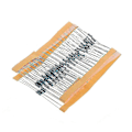Pikkukuva 1 / 5: 100 kpl 1k Ohm 1/4w Metallikalvovastus 1kohm 0.25w 1% Arduinolle