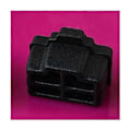 Miniatyrbild 1 av 5: 100 st Svarta Ethernet Hub Port RJ45 Dammskydd Lock Skyddsplugg RJ45 Gränssnitt Dammskydd för js