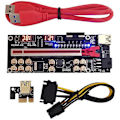 Pikkukuva 5 / 5: VER018 PRO PCI-E -lisäkortti USB 3.0 -kaapelilla 018 PLUS PCI Express (musta)