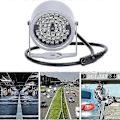 Miniatyrbilde 3 av 5: IR-lys, nattesyn infrarødt lys 48 LED nattesyn vanntett lampe IR infrarødt lys egnet for innendørs bruk