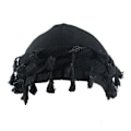 Miniatyrbilde 1 av 5: Turban for Menn Silke Satinforet Lue Twist Hodeinnpakninger Elastisk Ferdigknytt Beniee B