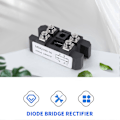Miniatyrbillede 4 af 5: MDQ 100A-1600V Sort Enkeltfaset Diode Bro Ensretter 100A Amp Høj Effekt 1600V