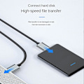 Pikkukuva 5 / 5: Ulkoinen kiintolevyn kaapeli USB Micro-B HDD-kaapeli Micro-B-datakaapeli SSD Sata -kaapeli kiintolevylle Micro-B USB3.0, 0,5M