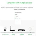 Miniatyrbillede 1 af 5: 4 Port Gigabit POE Extender 100/1000M Netværk Switch Extender IEEE802.3Af/At Plug&Play til PoE Switch