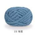 Tykt garn, perfekt til håndstrikning, superblødt, ekstra stor størrelse. Cobalt Blue