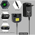 Miniatyrbilde 2 av 5: Erstatningslader Kompatibel med Black & Decker 9.6V 12V 14.4V 18V Nicad Nimh Batteri HPB18-OPE HPB18 HPB14 HPB12 HPB96 244760-00 A1718 FSB18—